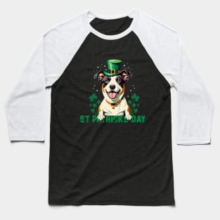 Lucky Paws: St. Pat's Canine Celebration Baseball T-Shirt